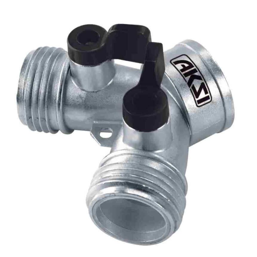Adaptador metalico en "Y" Aksi 102416