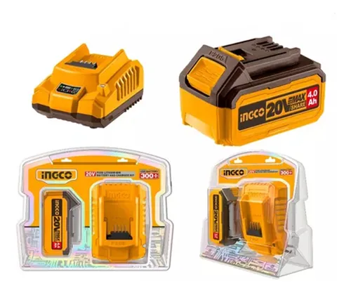 Bateria 4.0 AH y cargador INGCO UFBCPK1214