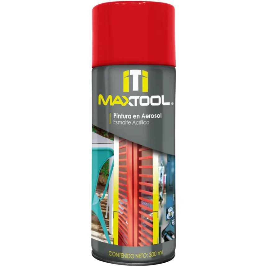 Aerosol rojo intenso Maxtool 309126