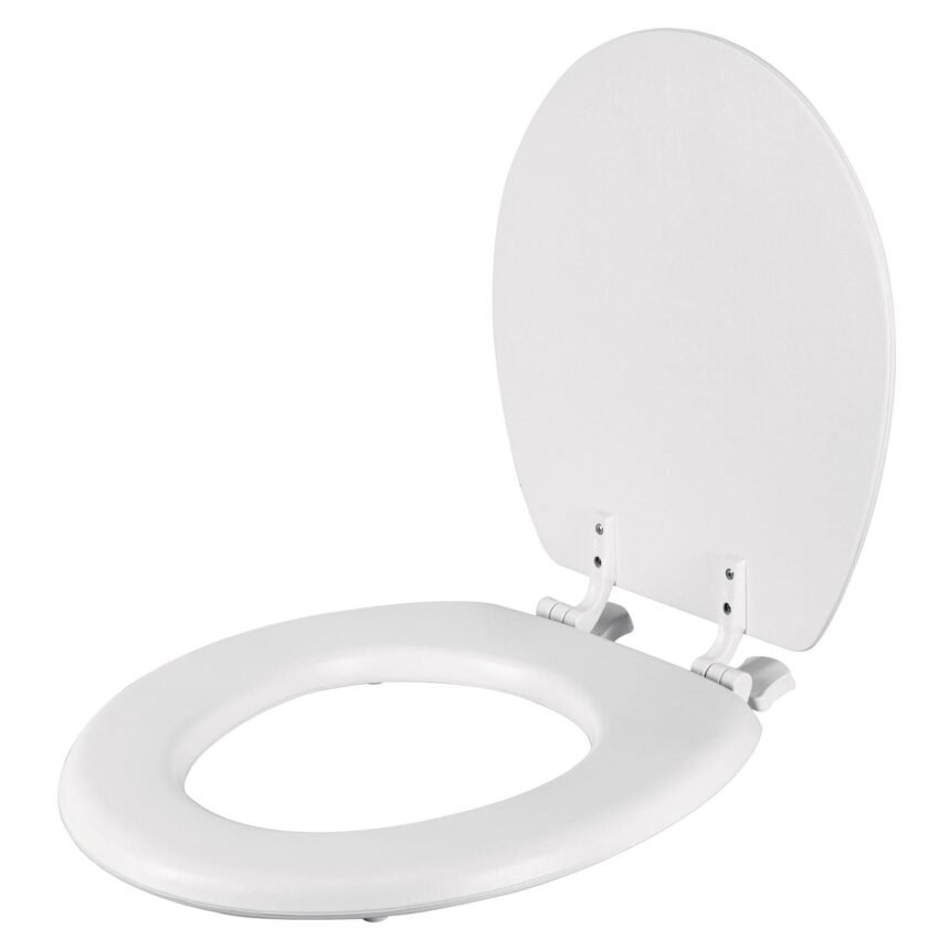 Tapa para WC redonda acoginado en color blanco Foset AAWC-40B