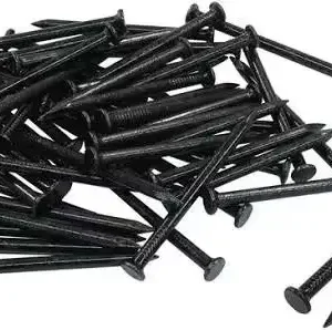 Clavo negro para concreto de 4" por caja