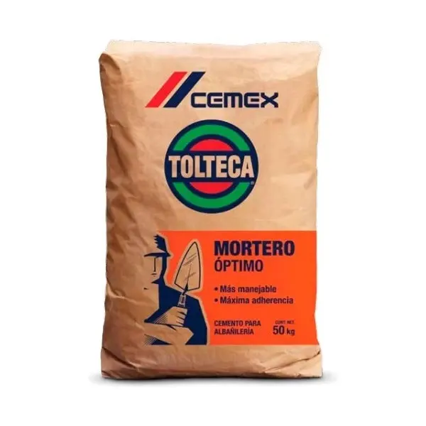 Cemento mortero Tolteca por tonelada