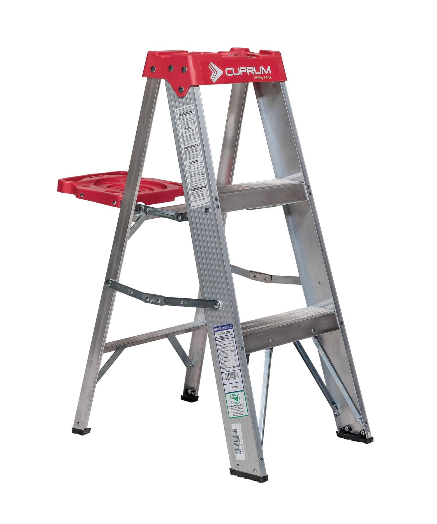 Escalera de tijera 3 escalones Cuprum C231203N