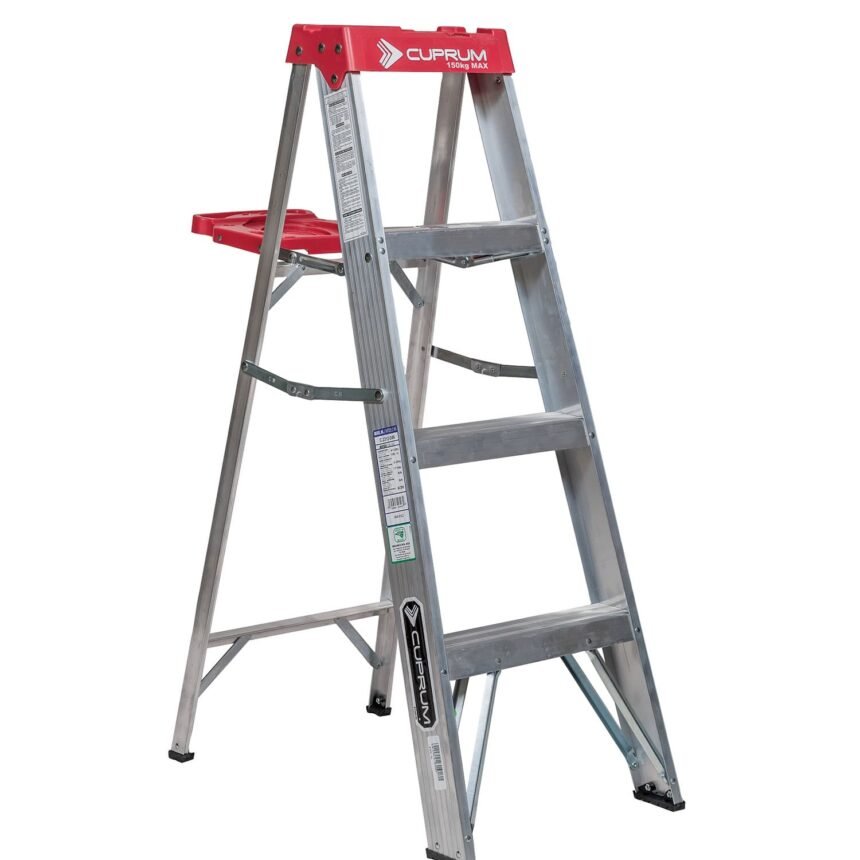 Escalera de tijera 4 escalones Cuprum C231204N