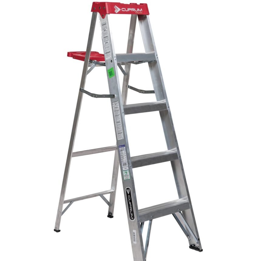 Escalera de tijera 5 escalones Cuprum C231205N