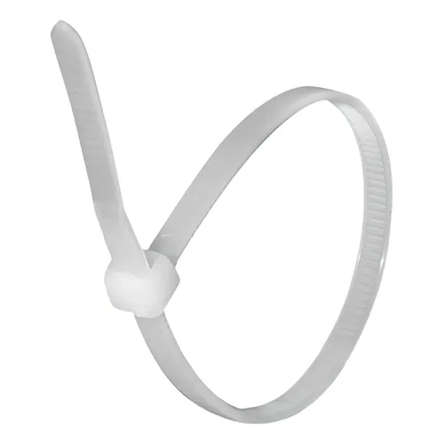 Cinchos plastico 50 cm x 4.8 mm blanco Aksi 103009