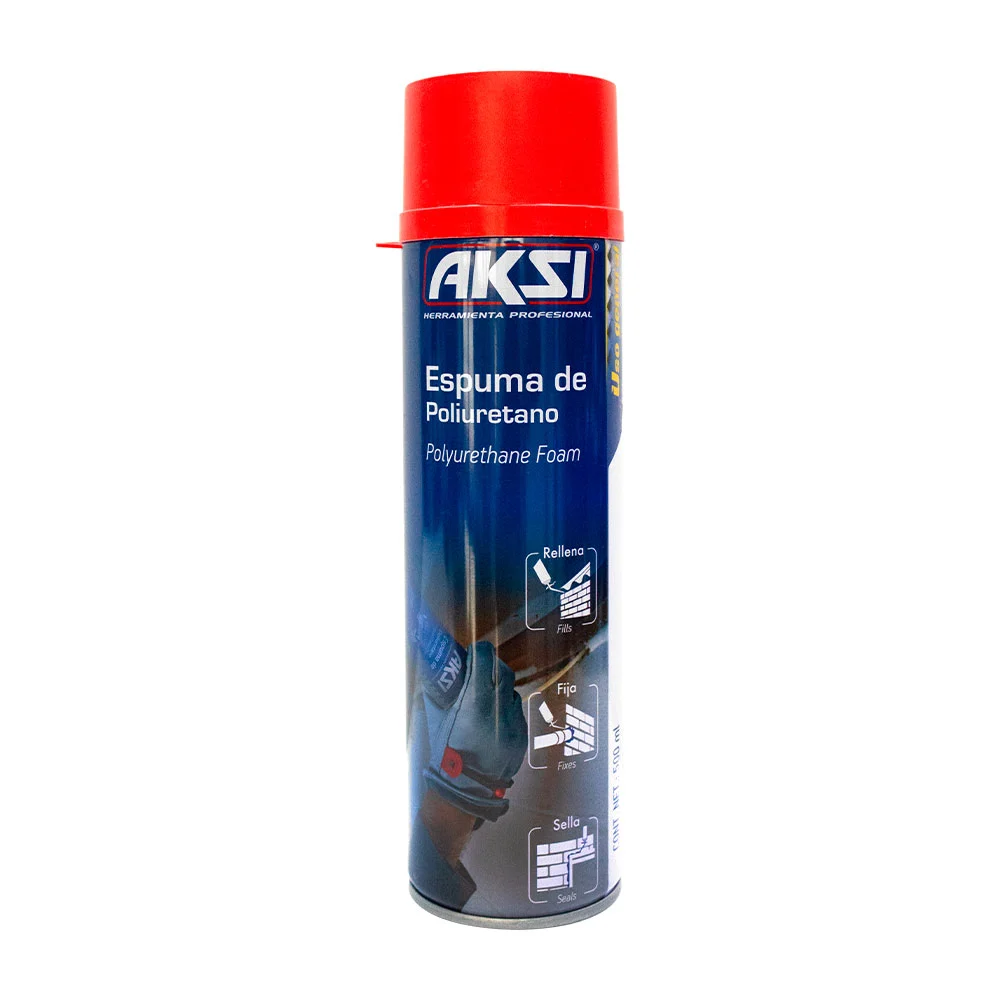 Espuma poliuretano 500 ml Aksi 105242