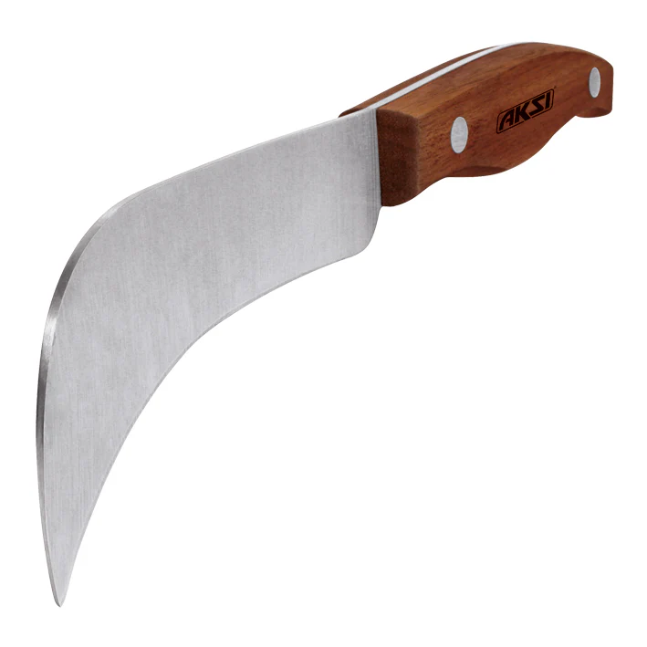 Cuchillo curvo linóleo 6" Aksi 105402