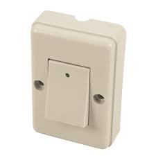 Apagador sencillo visible plano Aksi 116742