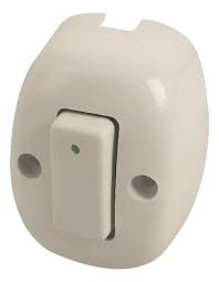 Apagador sencillo visible ovalado Aksi 116743