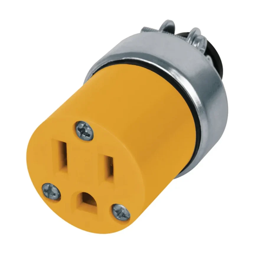 Contacto polarizado base metálica Aksi 117302