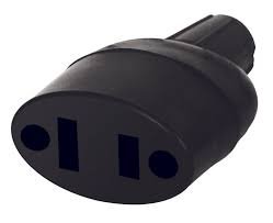 Clavija de hule negra Aksi 117321