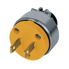 Clavija sencilla base metálica Aksi 117351