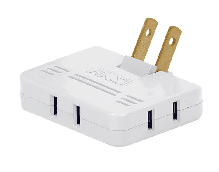 Multicontacto triple tipo bisagra Aksi 117412