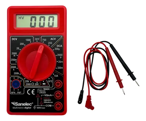 Multimetro digital DT-830B Sanelec 1585 - Imagen 2