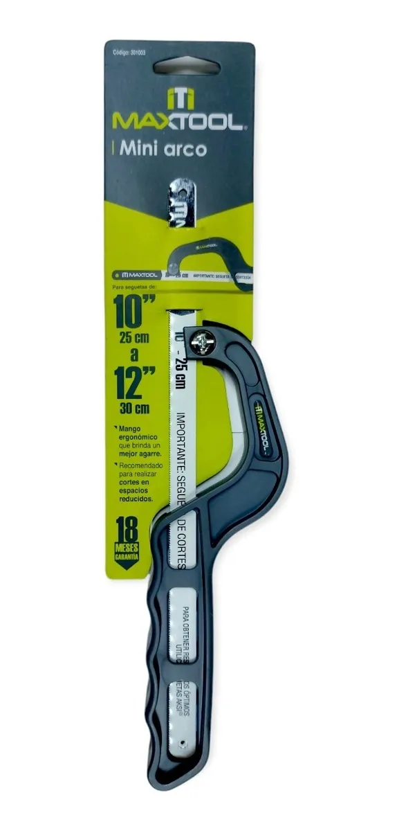 Mini arco para segueta de 12" Maxtool 301003 - Imagen 2