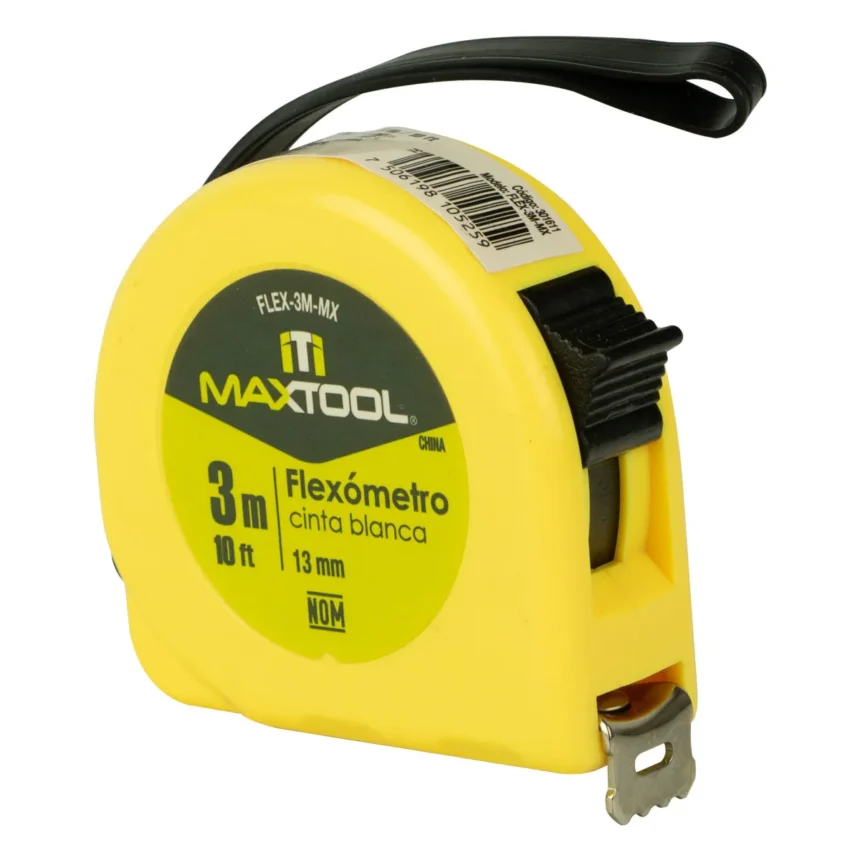 Flexómetro de 3 mts. Maxtool 301620