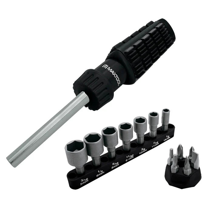 Desarmador 6 puntas y 7 dados Maxtool 304708