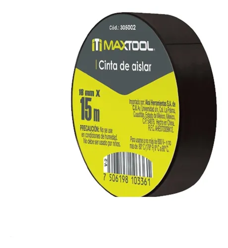 Cinta de aislar de 15 m Maxtool 305002