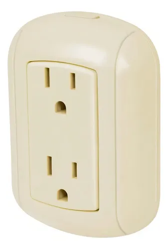 Contacto doble sobreponer Sanelec 4308