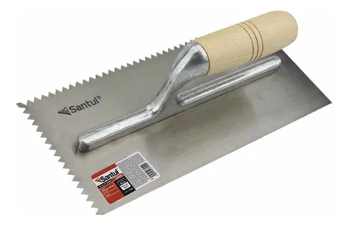 Llana triangular mango madera Santul 7951