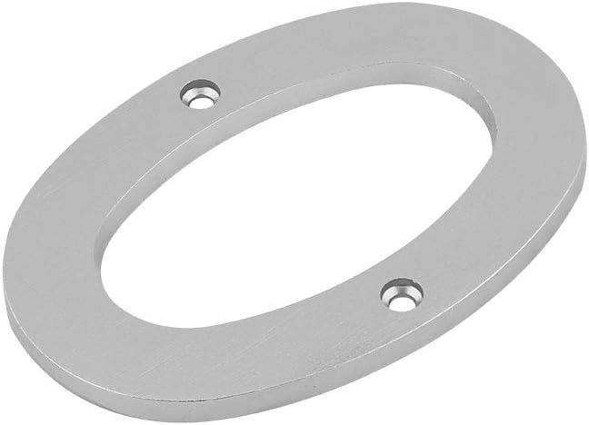 Número exterior metálico #0 Santul 8430