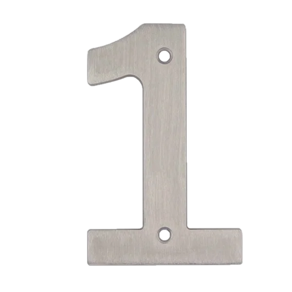 Número exterior metálico #1 Santul 8431