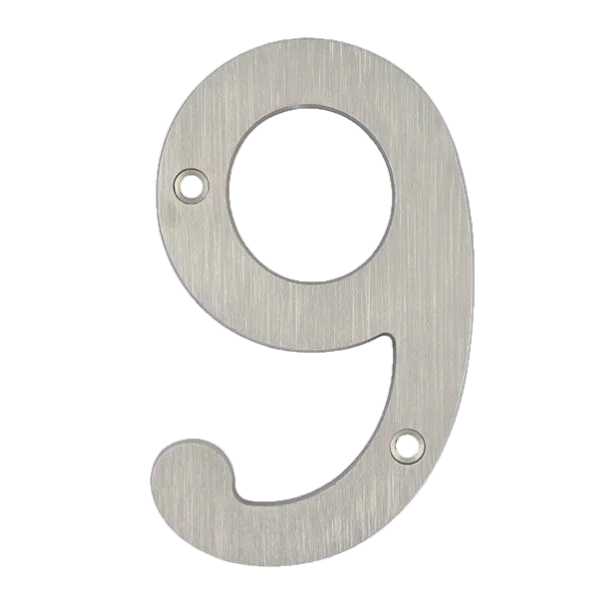 Número exterior metálico #9 Santul 8439