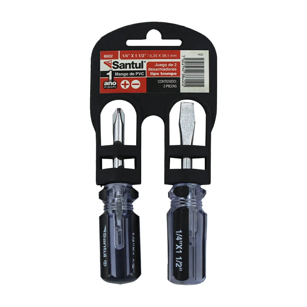 Juego de 2 desarmadores tipo trompo Santul 8602 - Imagen 2