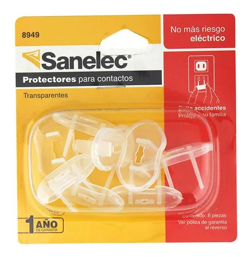 Tapón para contacto en blister 8 piezas Sanelec 8949 - Imagen 2