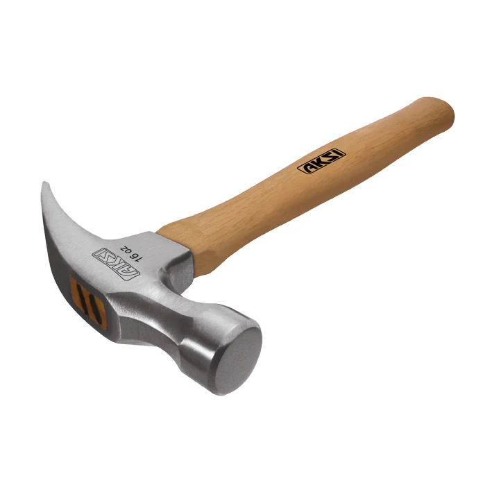 Martillo mango madera uña recta Aksi 105003