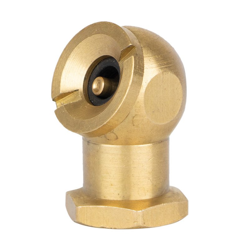 Cabeza de latón para inflar 1/4" NPT Aksi 113010