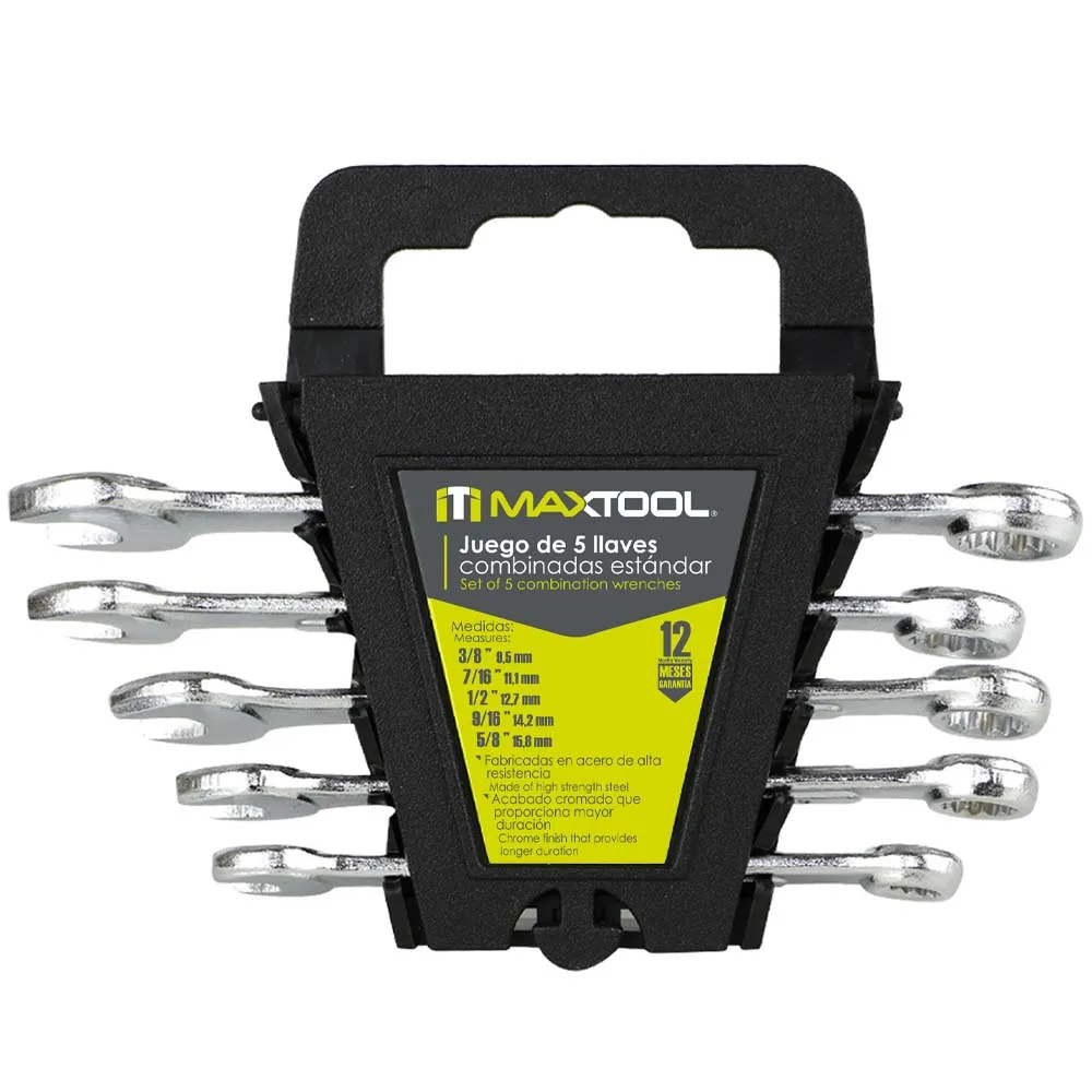 Juego de llaves combinadas STD. Maxtool 305301