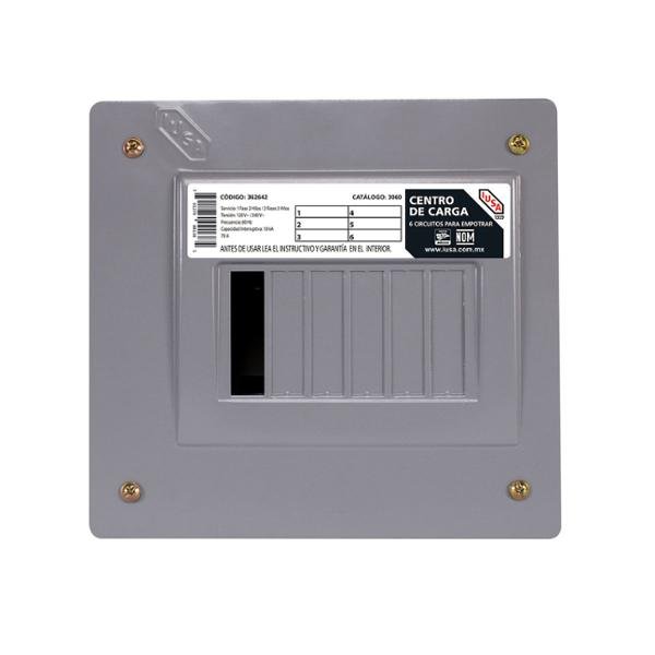 Centro de carga 6 ventanas Iusa