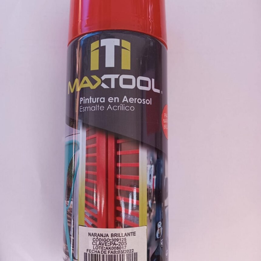 Aerosol naranja brillante Maxtool 309125